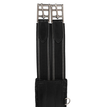 Barrigueira com protetor para salto Equestro Preto