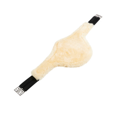 Cilhadura de salto com carneiro sintético Aline Equestro Preto