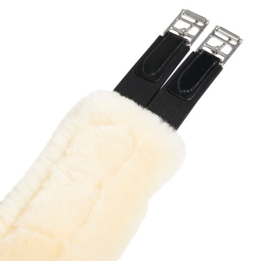 Cilhadura de salto com carneiro sintético Aline Equestro Preto