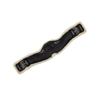 Cilheira curta em gel e PVC com fivelas em inox e lã ecológica Acavallo Preto Cilheira curta em gel e PVC com fivelas em inox e lã ecológica Acavallo Preto