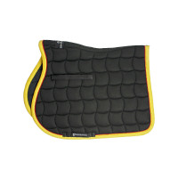 Sela de salto com debruns contrastantes Red Trim Equestro Preto / vermelho / amarelo Sela de salto com debruns contrastantes Red Trim Equestro Preto / vermelho / amarelo