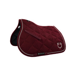 Almofada de sela para salto em algodão com debruns e logotipo Diamond Equestro