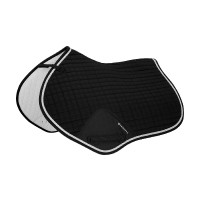 Almofada de sela para salto em algodão modelado Equestro Preto Almofada de sela para salto em algodão modelado Equestro Preto