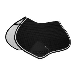 Almofada de sela para salto em algodão modelado Equestro Preto