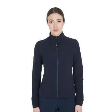 Casaco técnico feminino em tecido perfurado Hamar Equestro Casaco técnico feminino em tecido perfurado Hamar Equestro