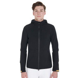 Casaco softshell técnico masculino Equestro Preto