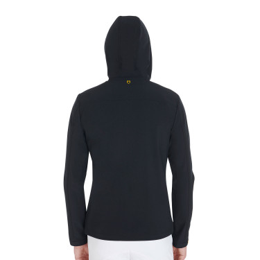Casaco softshell técnico masculino Equestro Preto