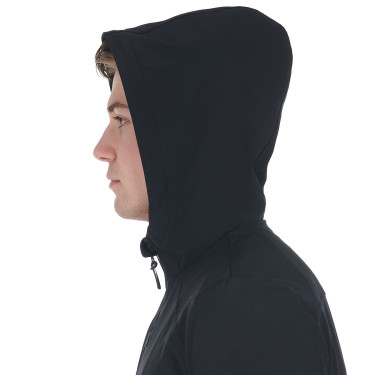 Casaco softshell técnico masculino Equestro Preto