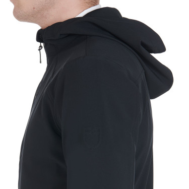 Casaco softshell técnico masculino Equestro Preto