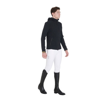 Casaco softshell técnico masculino Equestro Preto