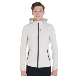 Casaco softshell técnico masculino Equestro Greige Bege