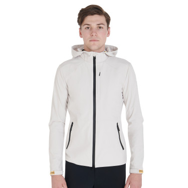 Casaco softshell técnico masculino Equestro Greige Bege