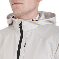 Casaco softshell técnico masculino Equestro Greige Bege