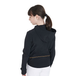 Casaco softshell técnico infantil Equestro Preto