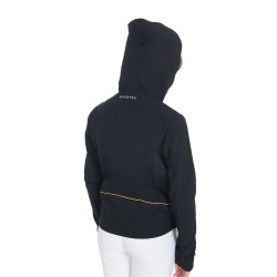 Casaco softshell técnico infantil Equestro Preto