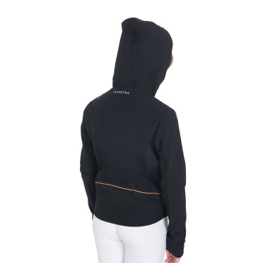 Casaco softshell técnico infantil Equestro Preto