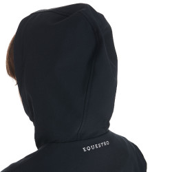Casaco softshell técnico infantil Equestro Preto