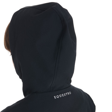 Casaco softshell técnico infantil Equestro Preto