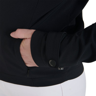 Casaco softshell técnico infantil Equestro Preto