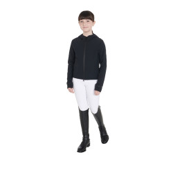 Casaco softshell técnico infantil Equestro Preto