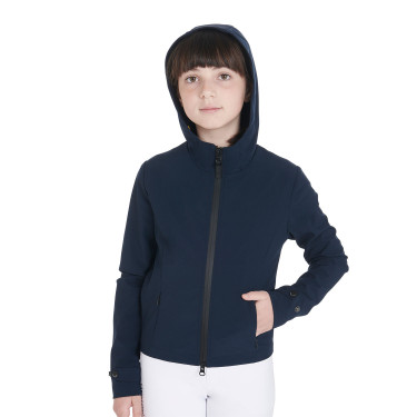 Casaco softshell técnico infantil Equestro Marinho Azul-marinho