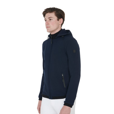Casaco softshell ajustado masculino com forro polar interior Livigno Equestro Casaco softshell ajustado masculino com forro polar interior Livigno Equestro