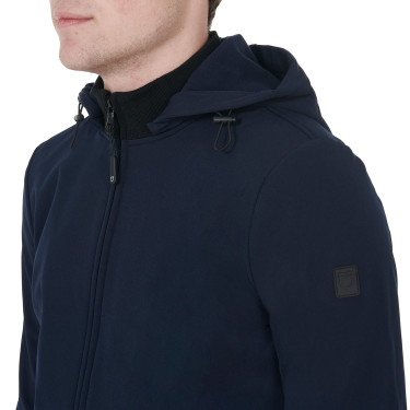 Casaco softshell ajustado masculino com forro polar interior Livigno Equestro Casaco softshell ajustado masculino com forro polar interior Livigno Equestro