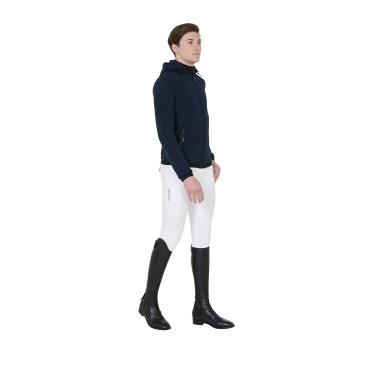 Casaco softshell ajustado masculino com forro polar interior Livigno Equestro Casaco softshell ajustado masculino com forro polar interior Livigno Equestro