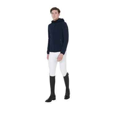 Casaco softshell ajustado masculino com forro polar interior Livigno Equestro Casaco softshell ajustado masculino com forro polar interior Livigno Equestro