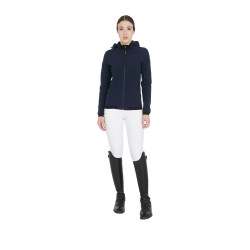 Casaco softshell ajustado com forro polar feminino Gardena Equestro Marinho Azul-marinho
