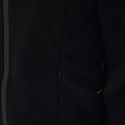 Casaco softshell ajustado com fecho corta-vento feminino Equestro Preto