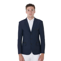 Casaco de competição perfurado masculino 3 botões Equestro