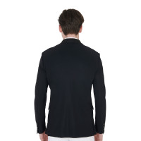 Casaco de competição masculino 3 botões Elegance Equestro Preto Casaco de competição masculino 3 botões Elegance Equestro Preto
