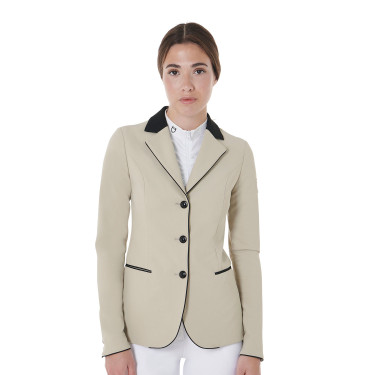 Casaco de competição feminino de 3 botões Elegance Equestro
