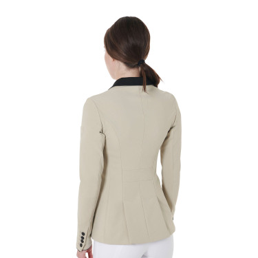 Casaco de competição feminino de 3 botões Elegance Equestro Casaco de competição feminino de 3 botões Elegance Equestro