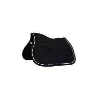 Almofada de sela para pônei White Trim Equestro Preto / preto