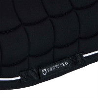 Almofada de sela para pônei White Trim Equestro Preto / preto Almofada de sela para pônei White Trim Equestro Preto / preto