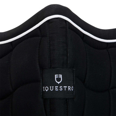 Almofada de sela para pônei White Trim Equestro Preto / preto