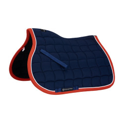 Almofada de sela para pônei White Trim Equestro Marinho / vermelho Azul