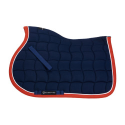 Almofada de sela para pônei White Trim Equestro Marinho / vermelho Azul
