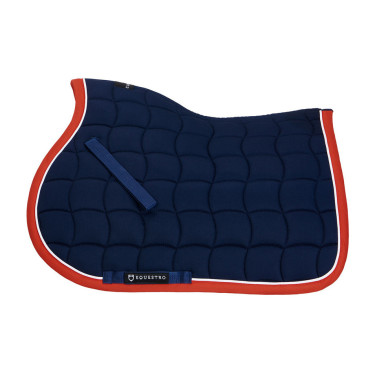 Almofada de sela para pônei White Trim Equestro Marinho / vermelho Azul