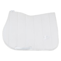 Sela de salto em veludo e tecido técnico Equestro Branco / branco Sela de salto em veludo e tecido técnico Equestro Branco / branco