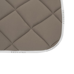 Sela de salto em tecido técnico respirável GP Equestro Terra / branco Castanho