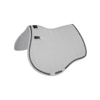 Sela de salto em tecido técnico respirável coleção Elegance Equestro Branco Sela de salto em tecido técnico respirável coleção Elegance Equestro Branco