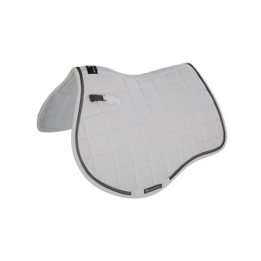Sela de salto em tecido técnico respirável coleção Elegance Equestro Branco Sela de salto em tecido técnico respirável coleção Elegance Equestro Branco