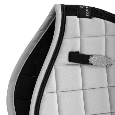 Sela de salto em tecido técnico respirável coleção Elegance Equestro Branco Sela de salto em tecido técnico respirável coleção Elegance Equestro Branco