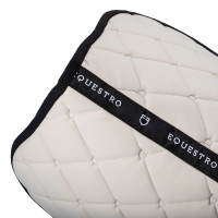 Almofada de sela de salto em tecido técnico Black Line Edition Equestro Bege Almofada de sela de salto em tecido técnico Black Line Edition Equestro Bege