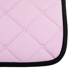 Almofada de sela de salto em tecido técnico Black Line Edition Equestro Buquê orquídea Rosa