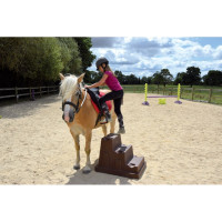 Escadinha Easy Step 3 degraus La Gée Chocolate Castanho