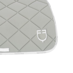 Sela de salto em tecido técnico com logotipo GP Equestro Verde claro / branco